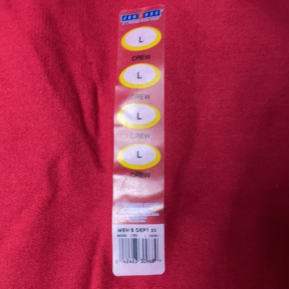 Men’s Jerzers (a Russell company), Red Crewneck - Picture 3 of 3